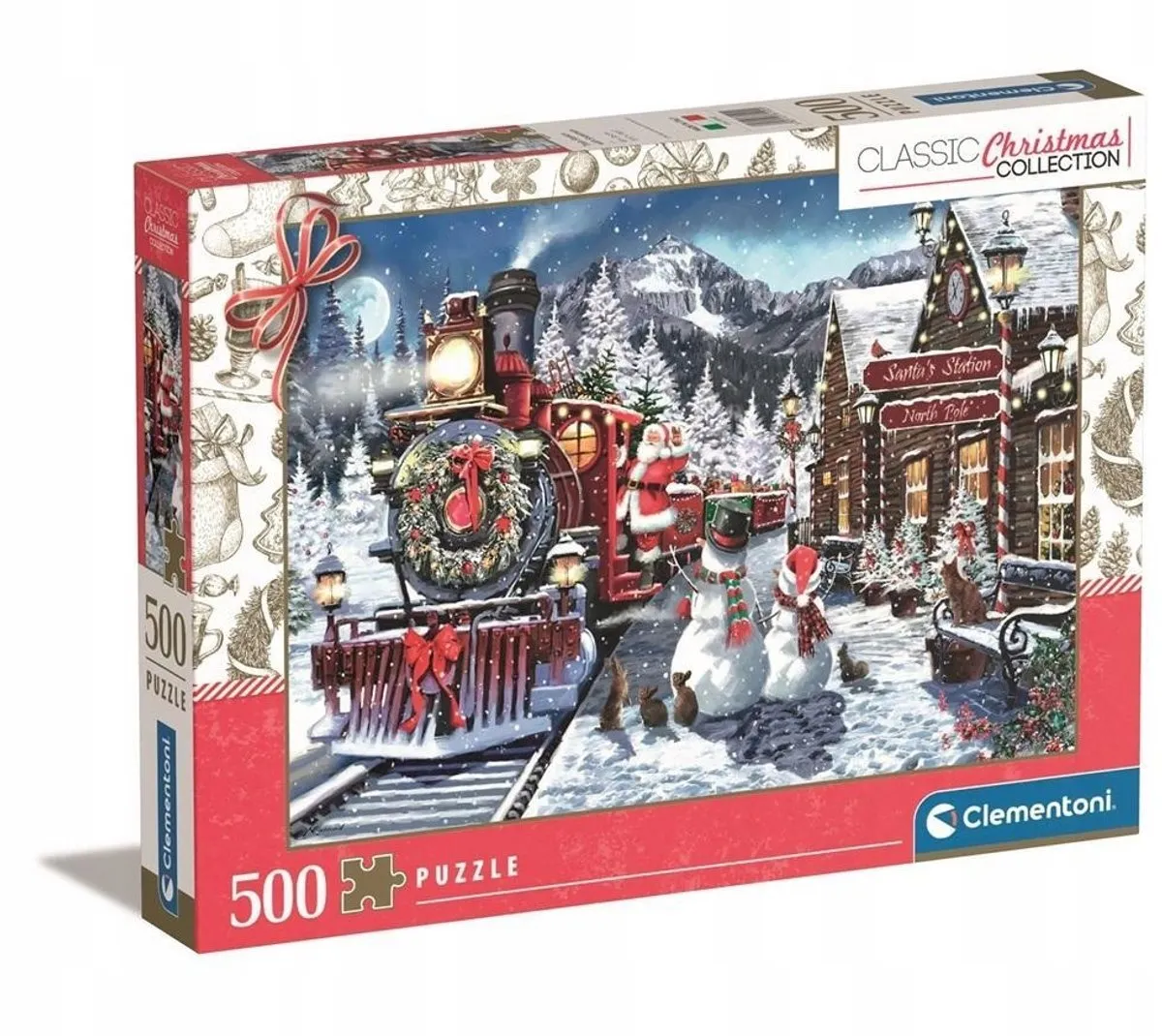 Clementoni Kerst Puzzel 500 Stuks