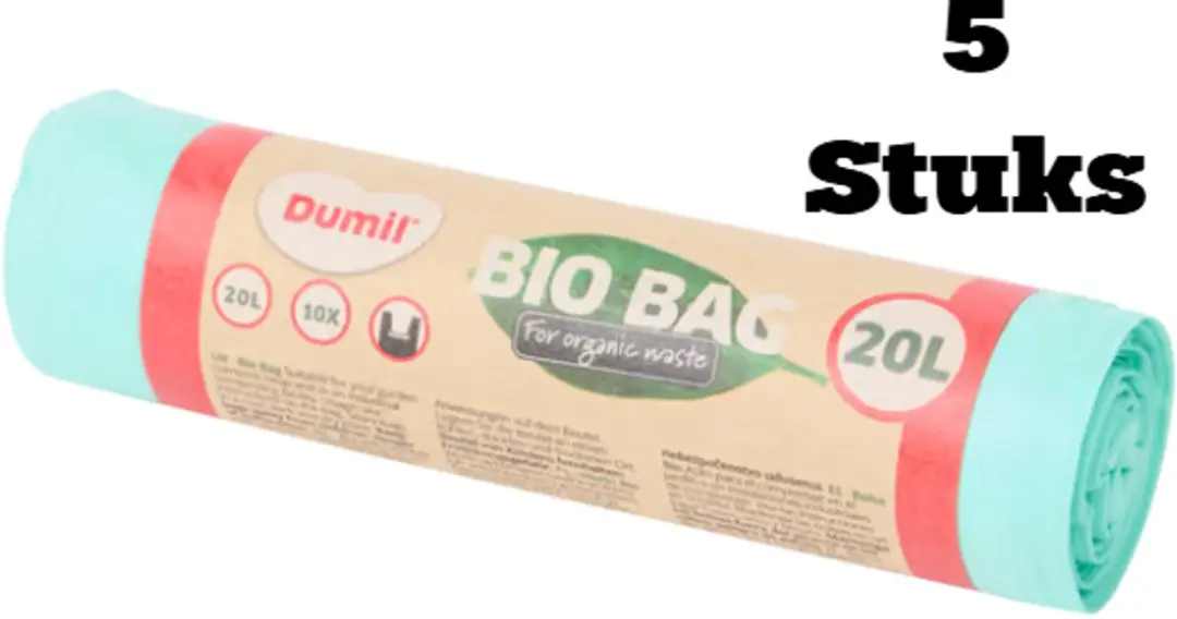 Dumil Bio-afvalzakken 20L - 50 Stuks (5x10)