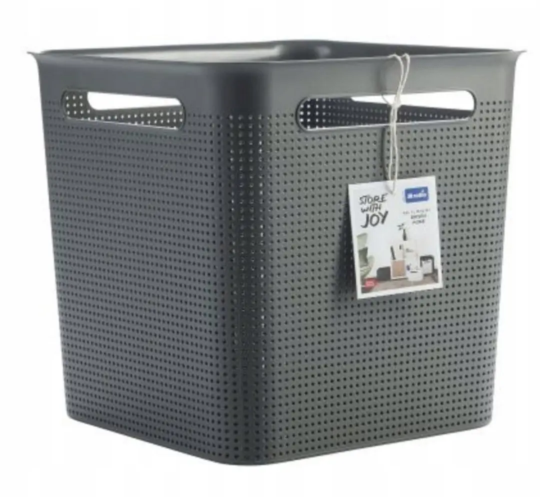 Rotho Brisen Opbergmand 18L - 29x29x28cm Antraciet - afbeelding 6 van 6
