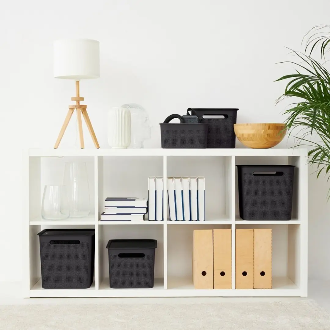 Rotho Brisen Opbergmand 18L - 29x29x28cm Antraciet