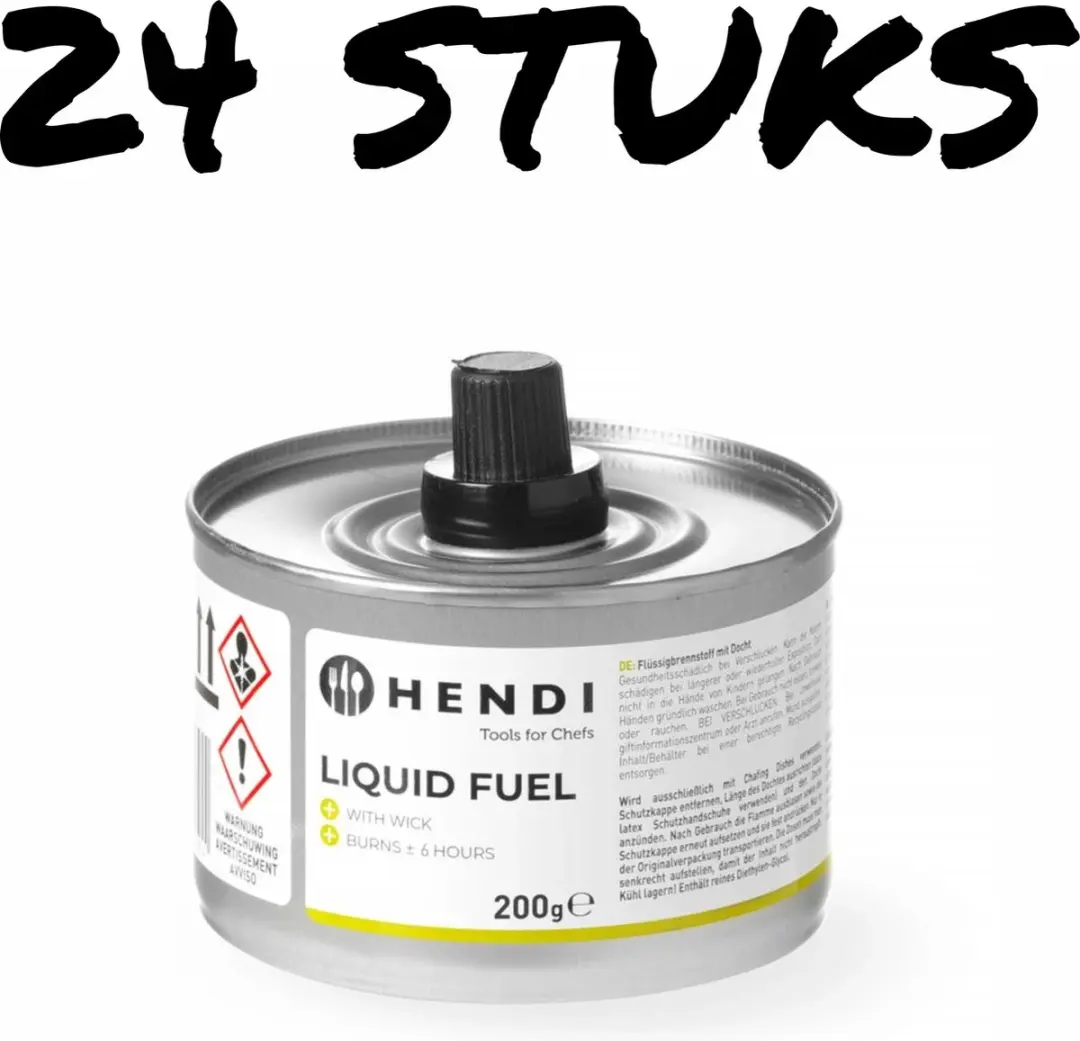 HENDI Vloeibare Brandstof met Lont 200ml