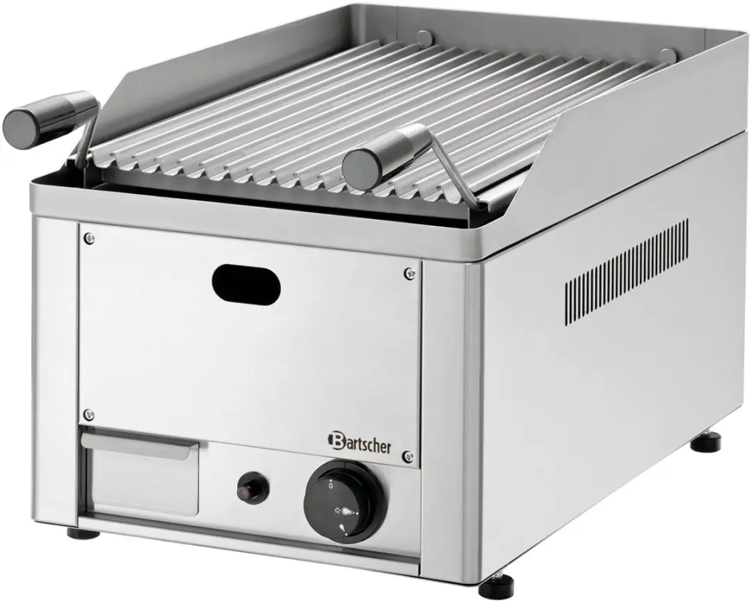 Bartscher Lavasteengrill Gas 4000W - Grijs