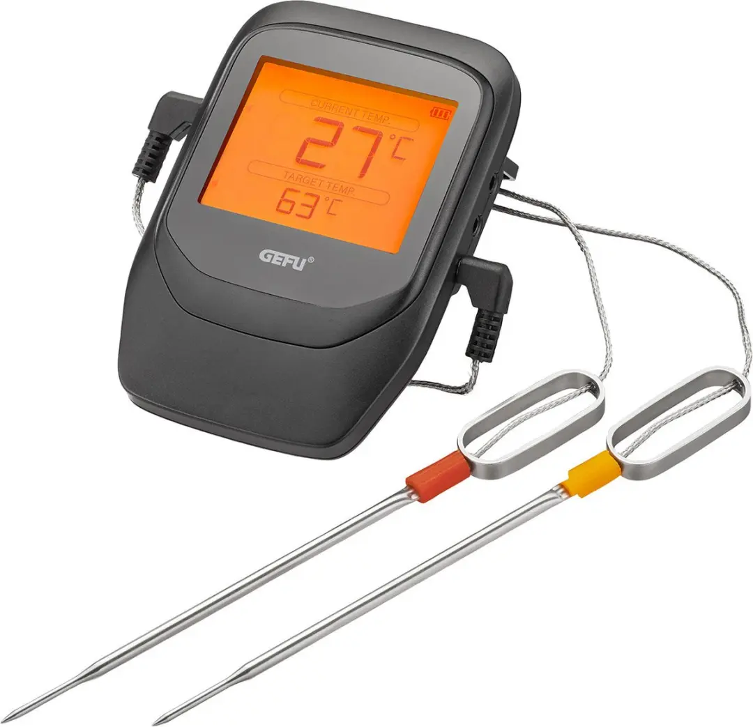 GEFU Control+ Vleesthermometer Bluetooth - Zwart