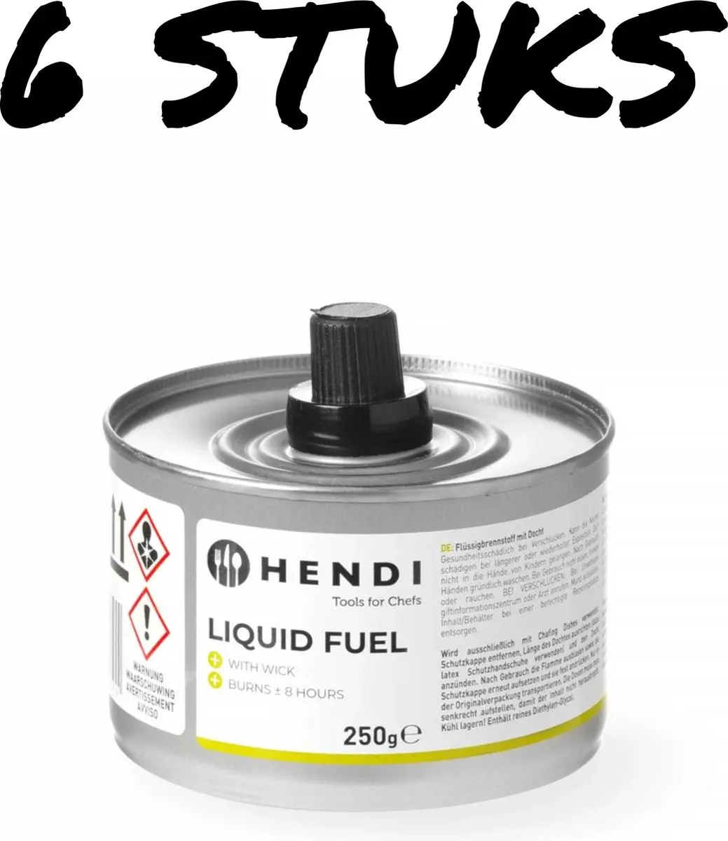 Hendi Vloeibare Brandstof Verstelbare Lont 250ml