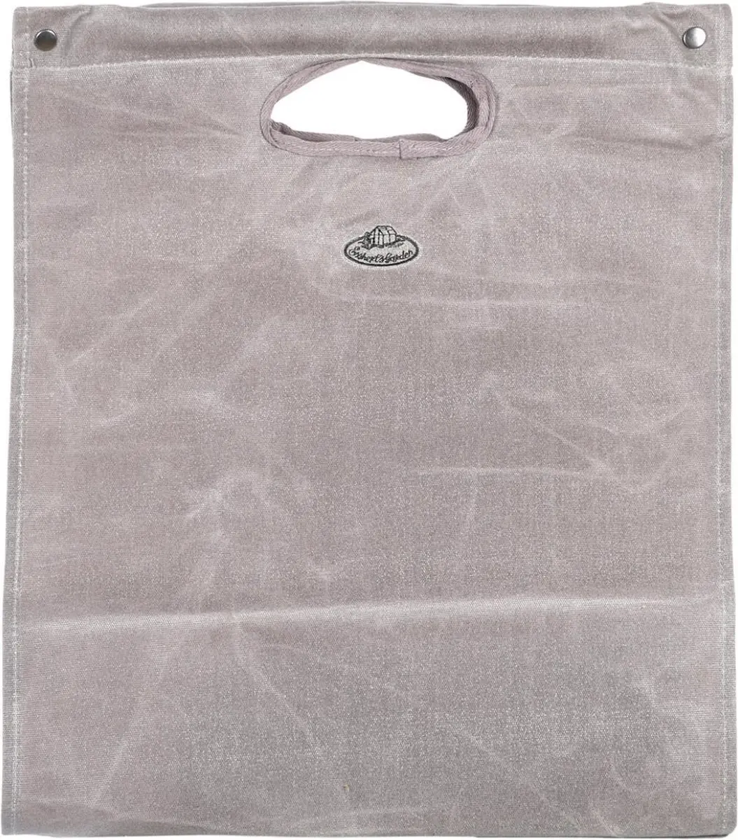 Esschert Design Waxed Canvas Haardhoutdrager - Grijs
