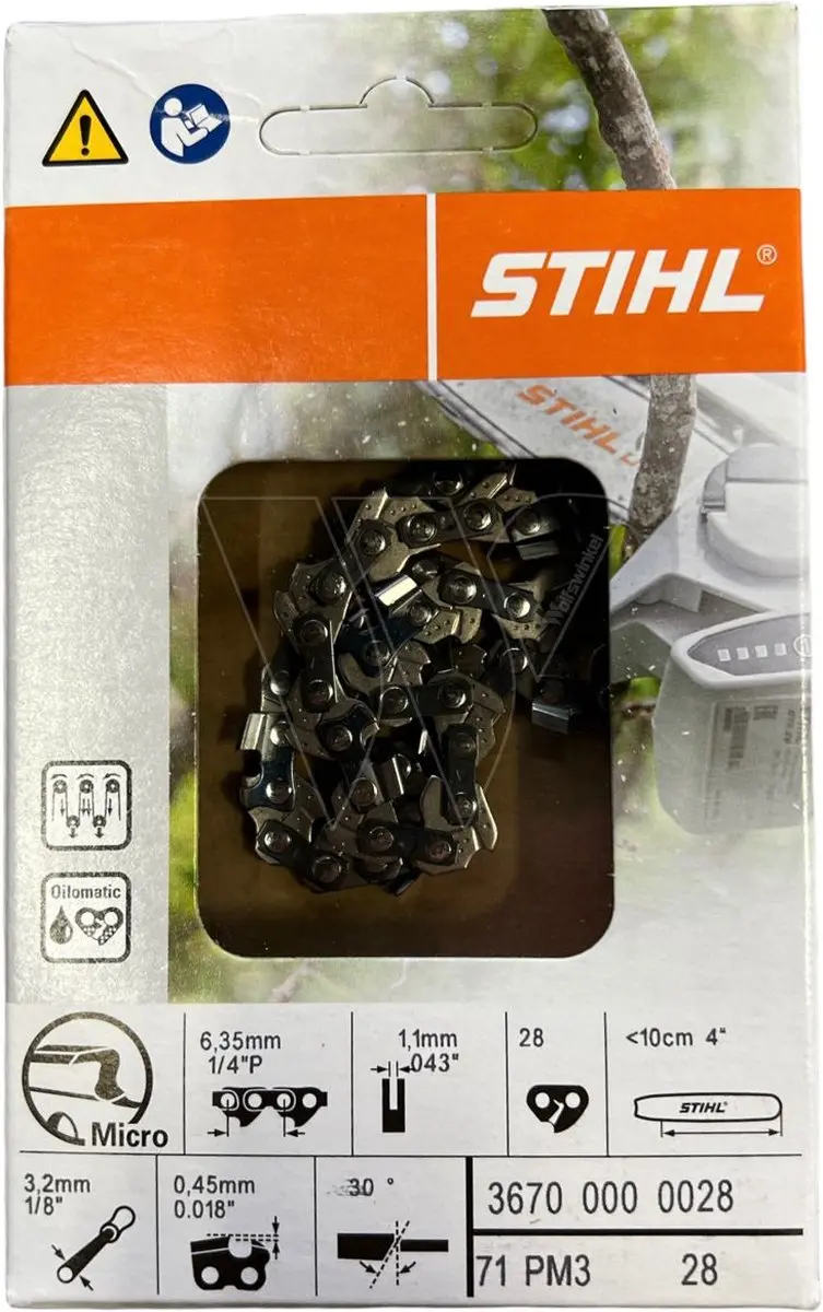 Stihl Zaagketting 1/4" P Picco Micro 3 PM3 1,1mm 10cm