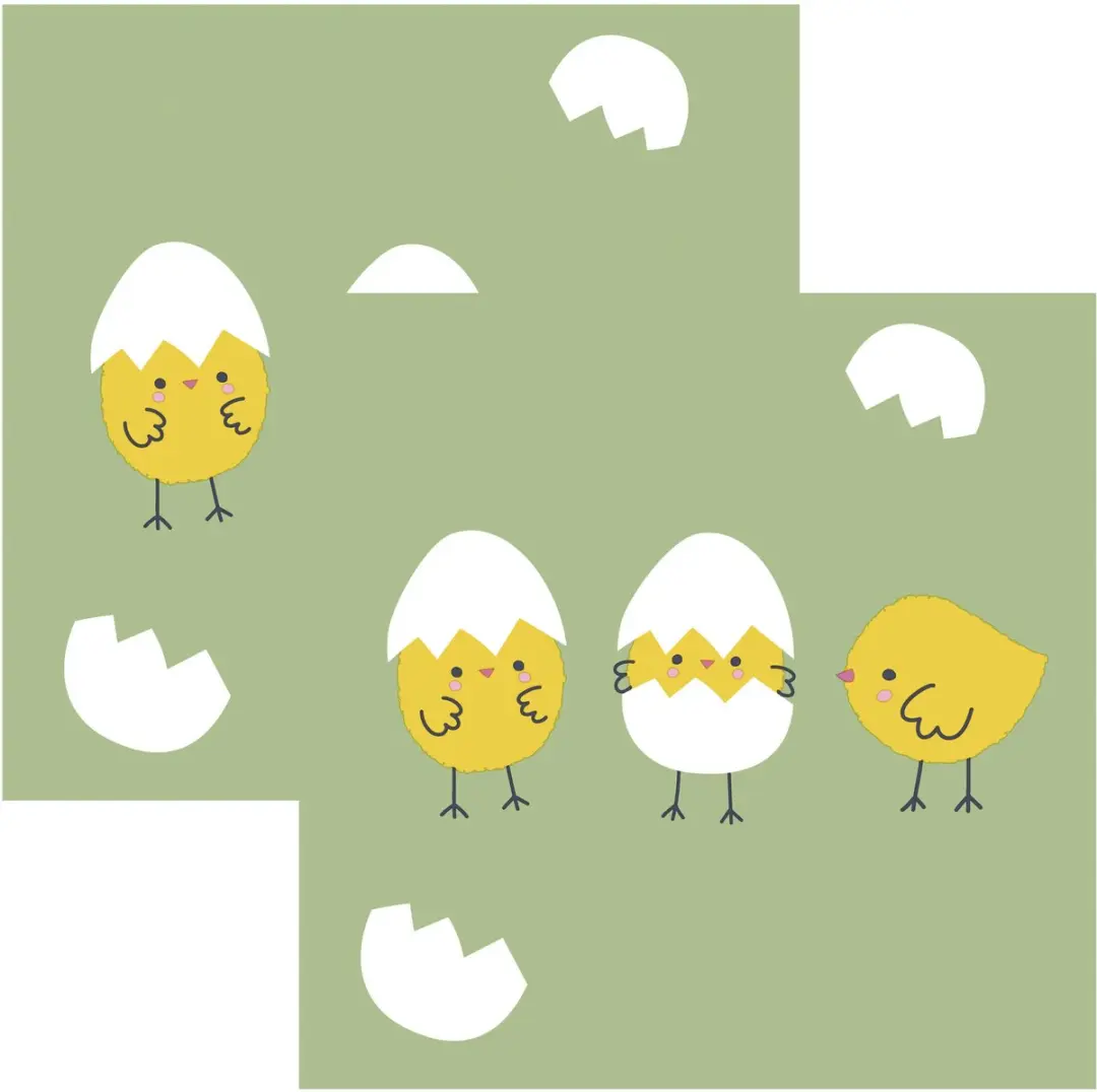 Duni Joyful Chicks Paas Servetten 40x