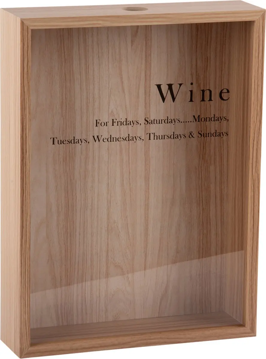 Present Time Wine Momentum Box Licht hout