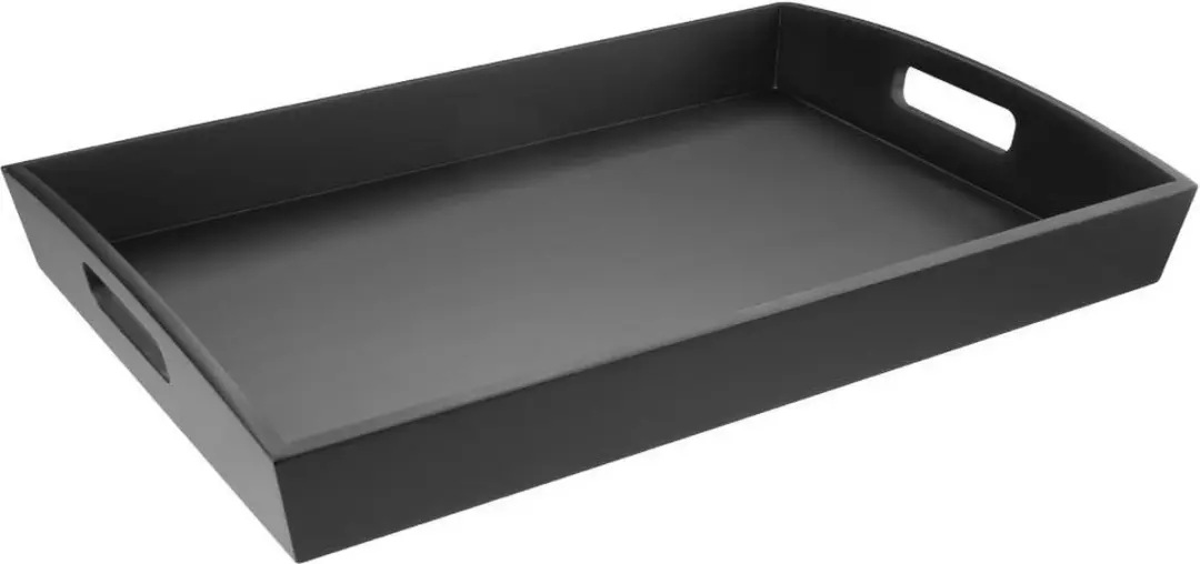 Olympia Bamboe Zwart Groot Dienblad DP883 - 510x350x70mm