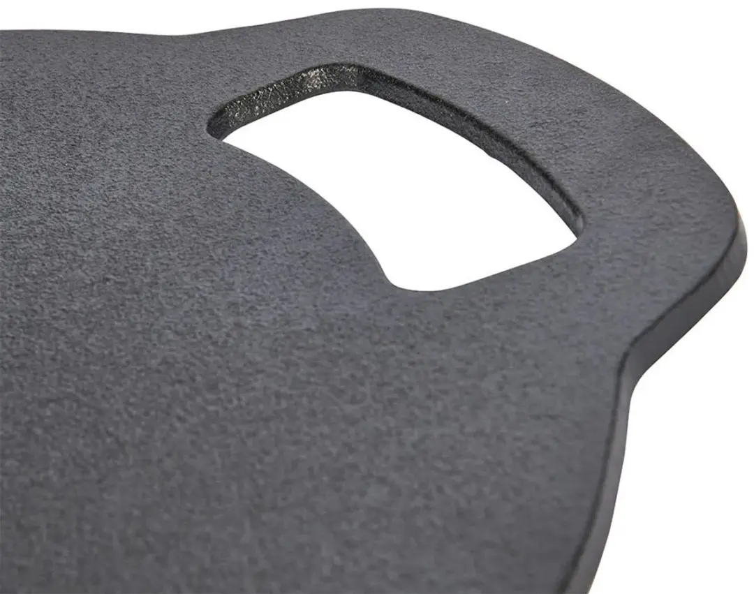 KitchenCraft Pizzasteen 27cm Gietijzer - Antiaanbaklaag