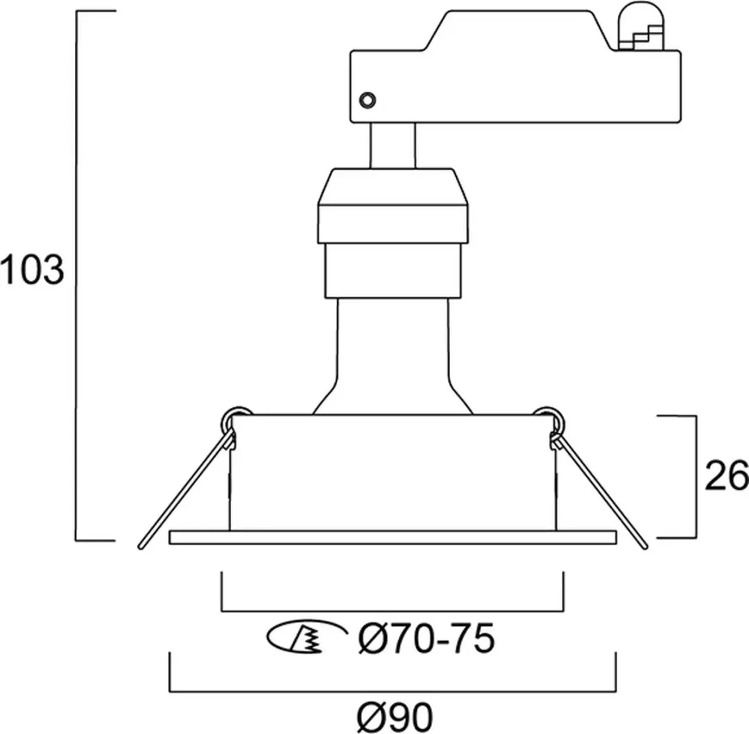 Sylvania Inbouwspot LED GU10 345lm Wit