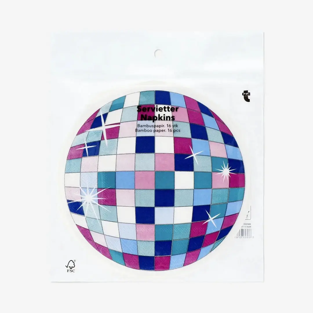 Zebra Discobal Servetten