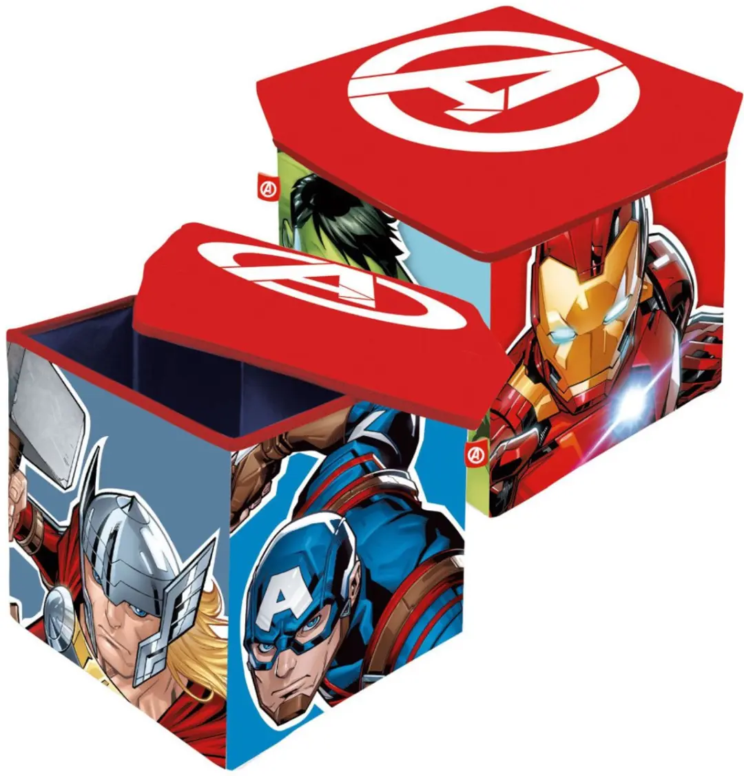 Marvel 30x30x30 Cm Avengers Kruk/container Rood