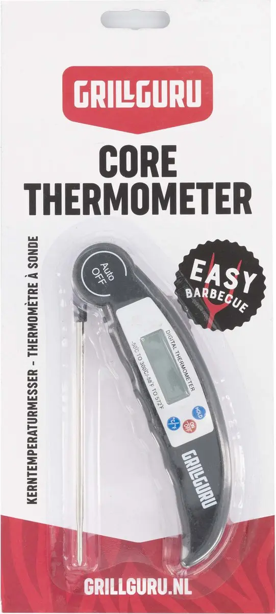 Grill Guru Core Thermometer - Zwart