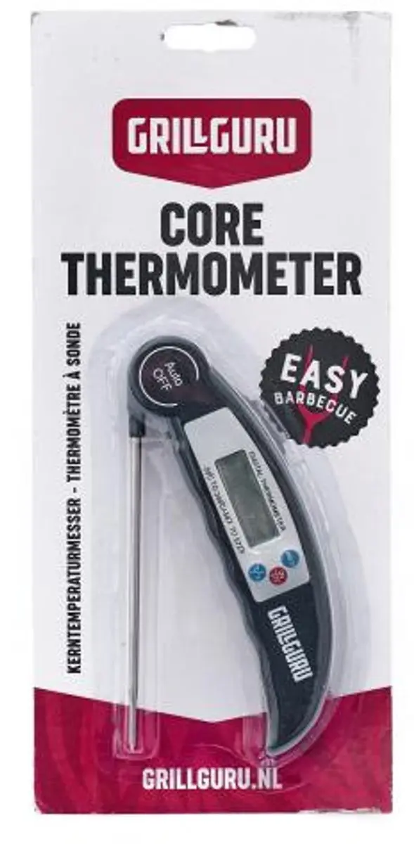 Grill Guru Core Thermometer - Zwart