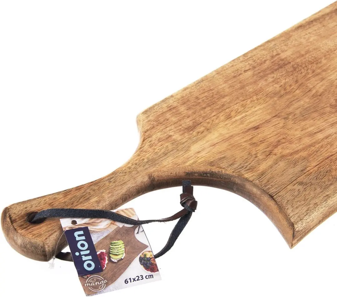 Orion Mango Houten Snij- en Serveerplank 61x22cm - Bruin