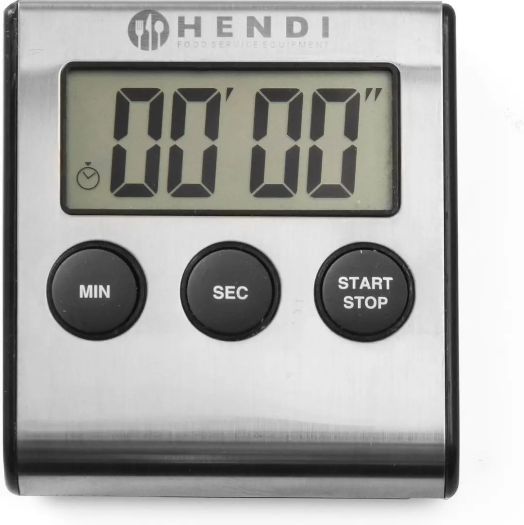 Hendi Digitale Keukenwekker - 99:59 Timer - Zwart/RVS - afbeelding 6 van 6