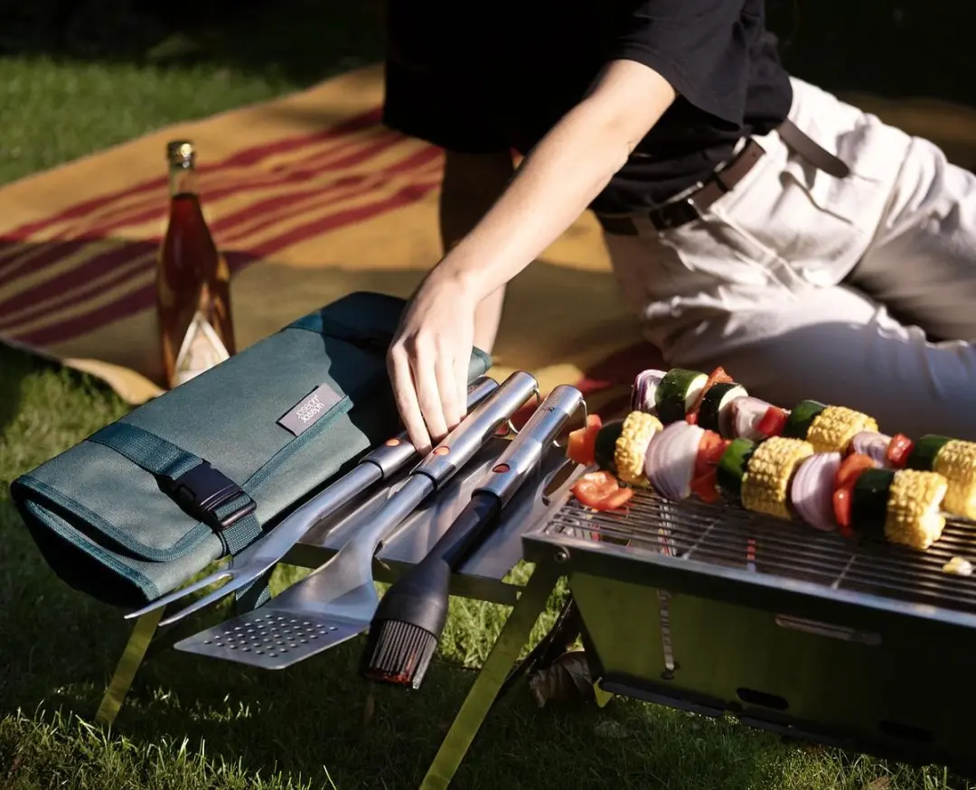 Joseph Joseph GrillOut Inschuifbare BBQ Set - 3-delig - Roestvrij staal - afbeelding 6 van 6