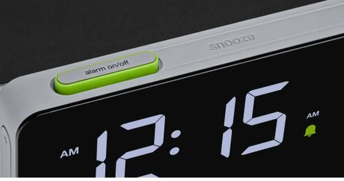 Braun BC21G Digitaal Wekker - Qi - LCD - Grijs/Zwart - afbeelding 5 van 5