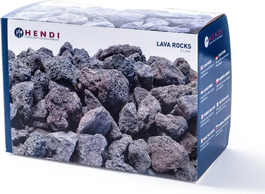 Hendi Fijne Lavastenen 3KG - Gasbarbecue - afbeelding 6 van 6