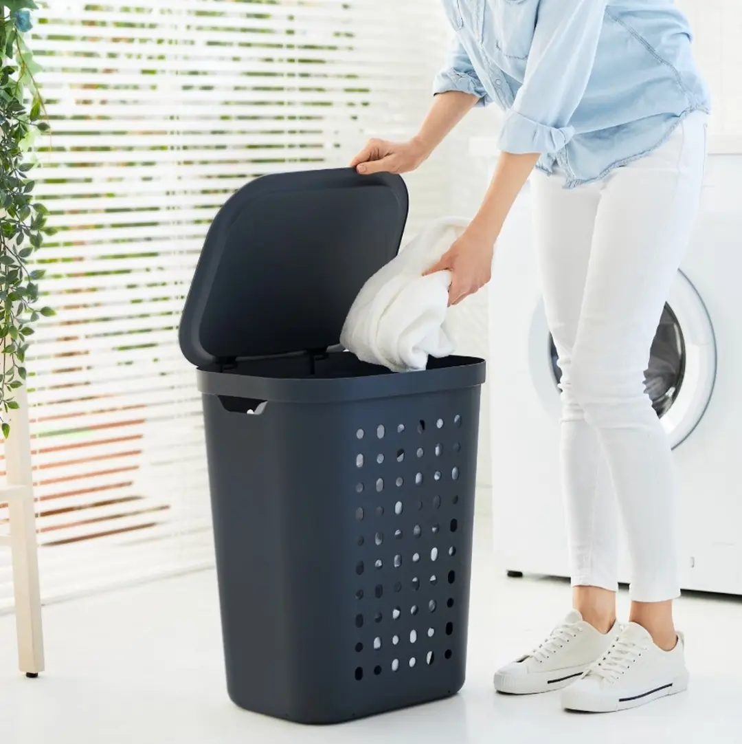 Rotho Jona Wasmand - 55 Liter - Antraciet