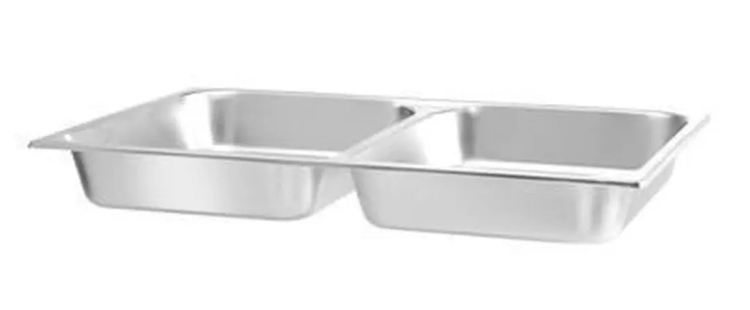 HENDI Voedselpan 2 Compartimenten 7,5L 470190 - 530x325x65mm