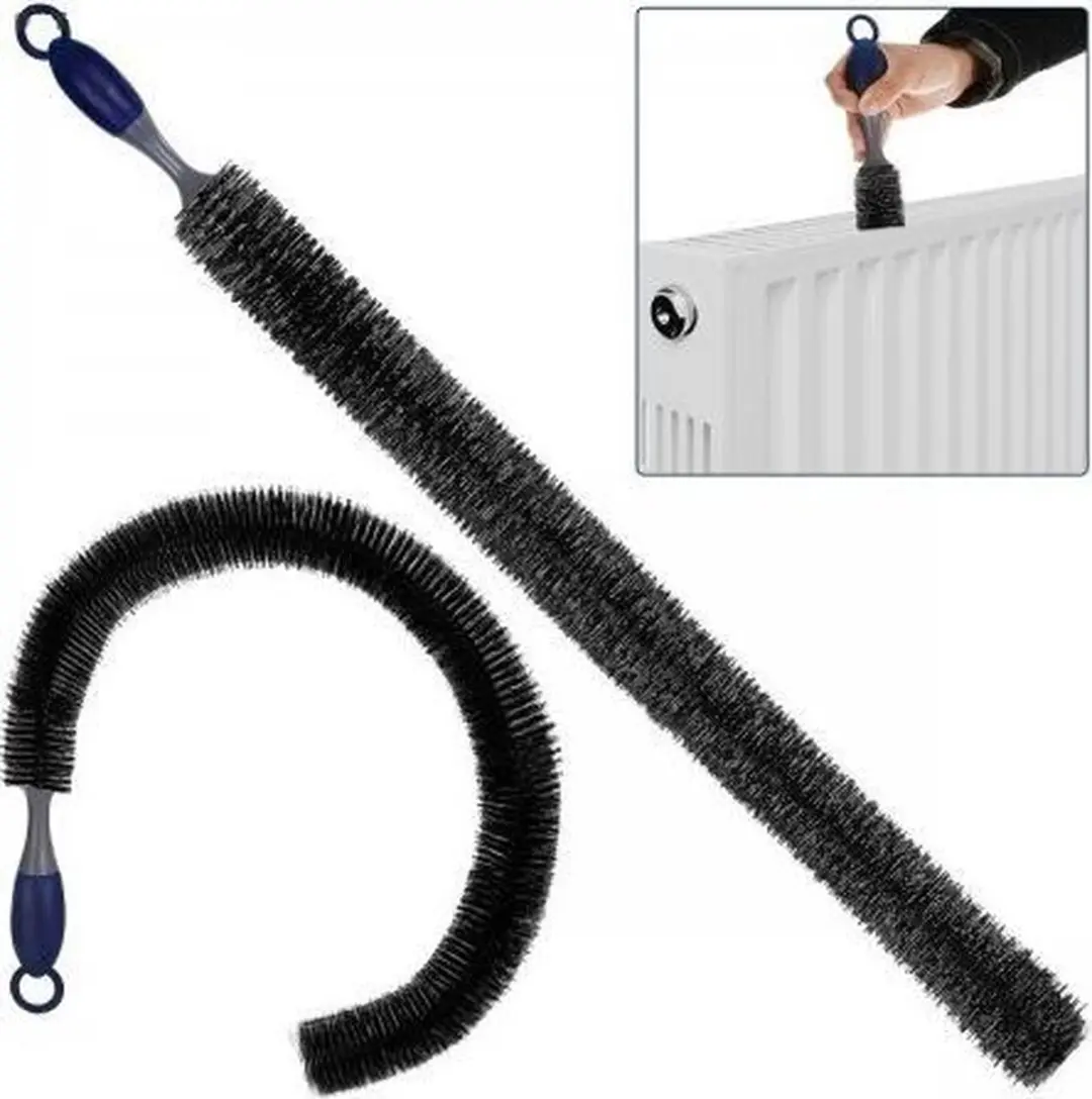 Monzana Flexibele Radiatorborstel 78cm - Zwart/Wit