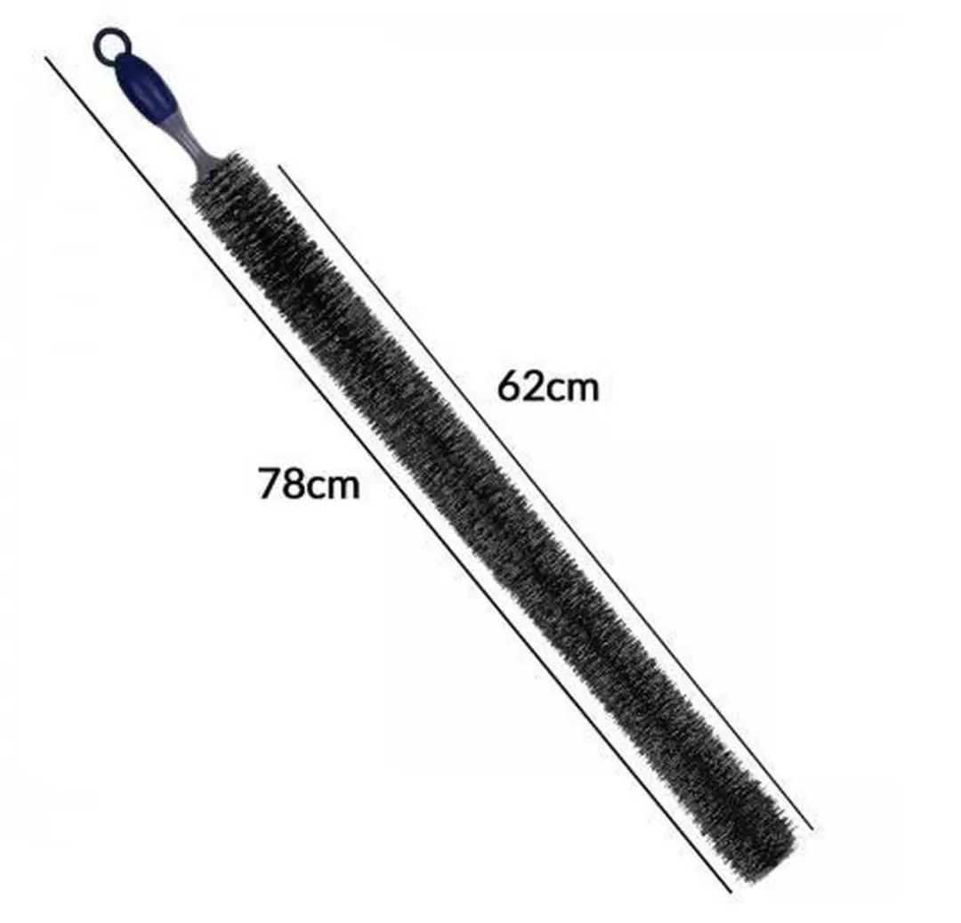Monzana Flexibele Radiatorborstel 78cm - Zwart/Wit