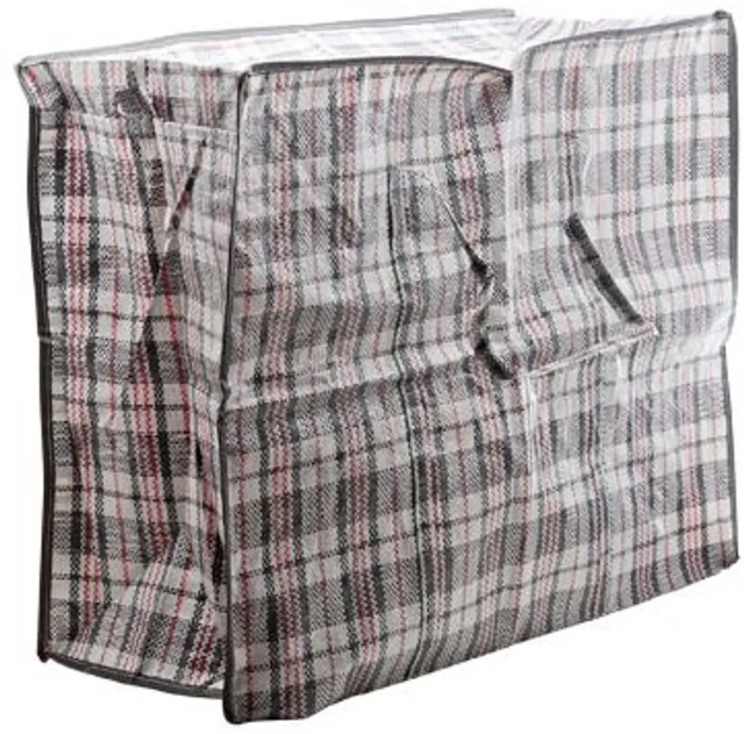 Cosy&Trendy XXL Boodschappentas - Rood Geruit 65x30cm - 82L