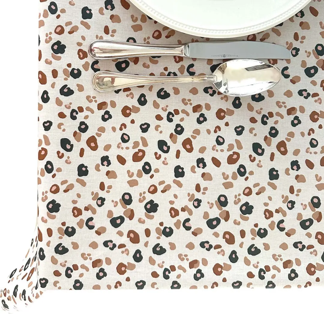BINK Bedding Tafelzeil Leopard 200x145cm