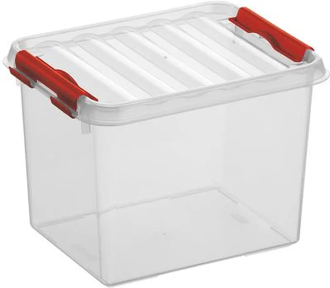 Sunware Q-line Opbergbox 3L - 20x15x14cm Rood