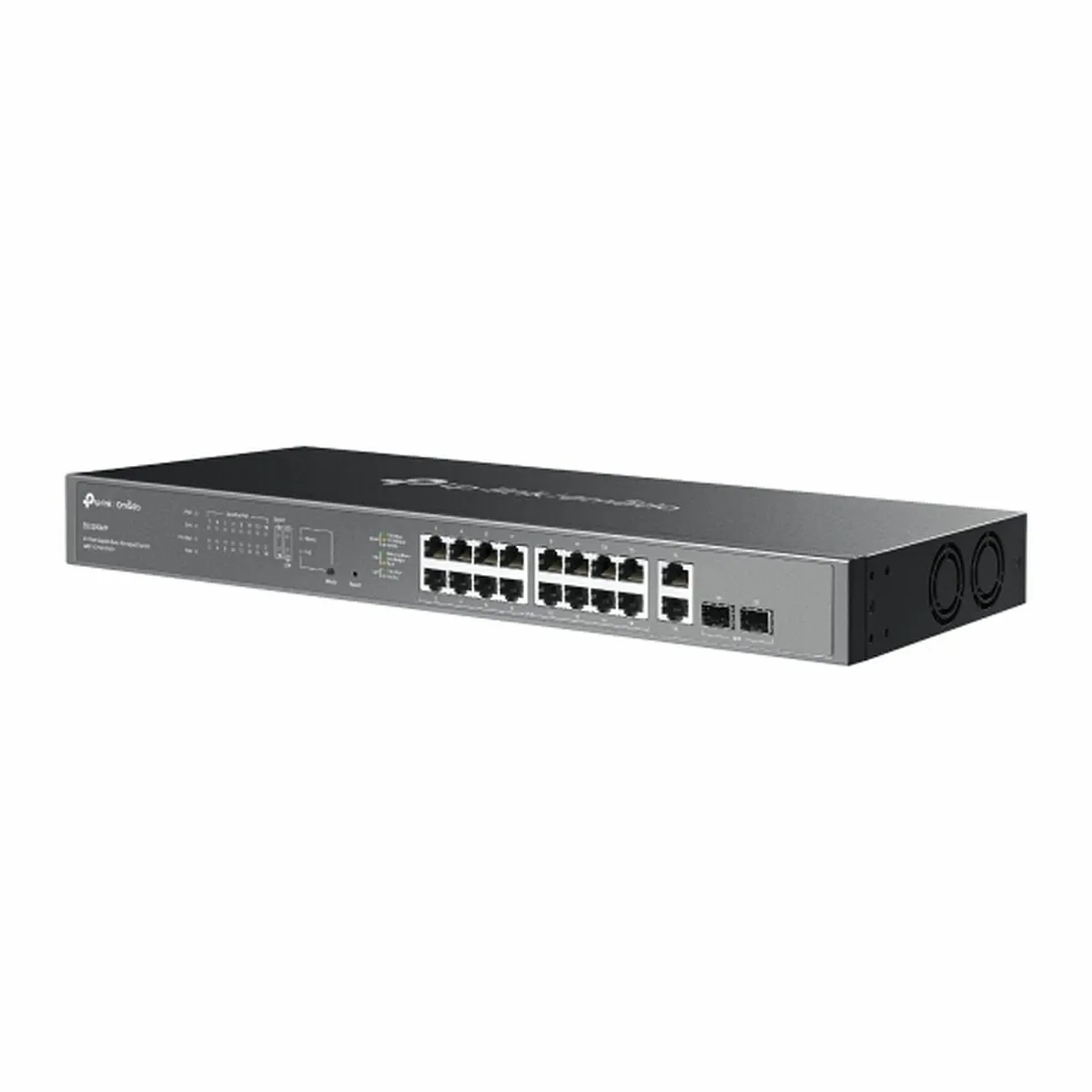 TP-Link ES220GMP Schakelaar - 18 Poorten - 40 Gbps - 250W PoE - Zwart