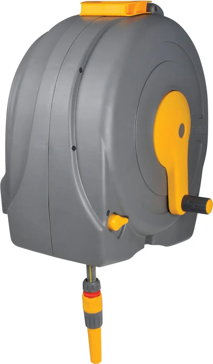 Hozelock Fast Reel Wandslangbox 30m - Grijs