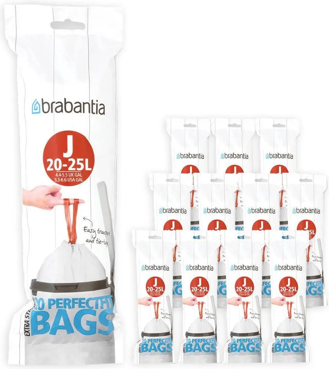 Brabantia PerfectFit Vuilniszakken 25L