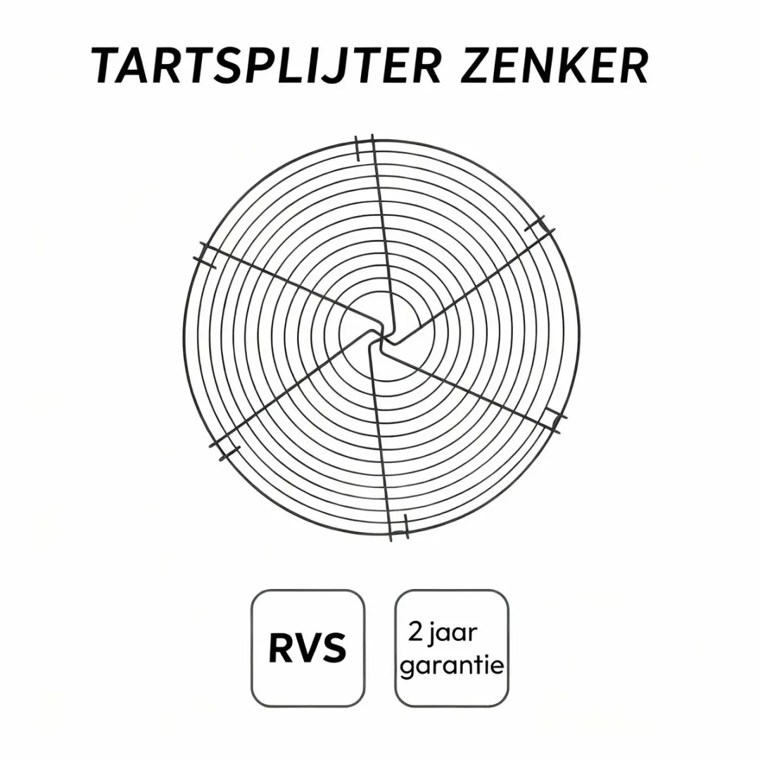 Zenker Smart Pastry Taartstandaard 30 cm - Zwart