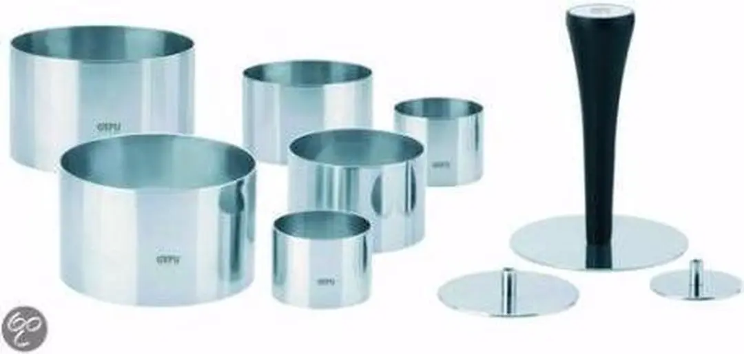 GEFU Dessertringenset 10-delig - Zilver