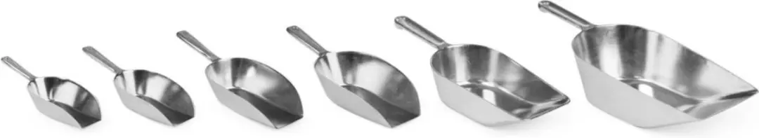 HENDI Winkelschep Aluminium 0,65L - 310mm