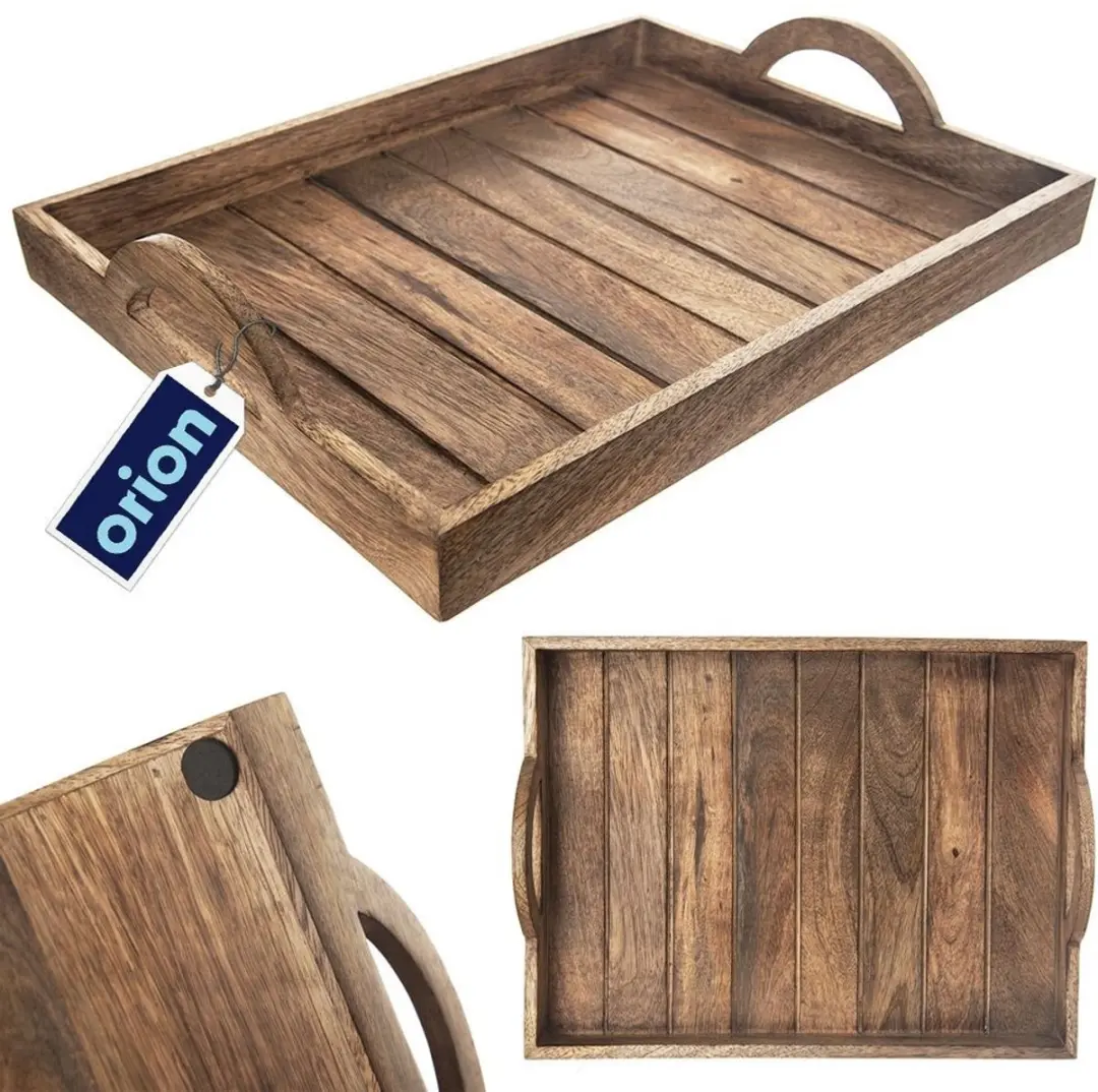 Orion Mangohouten Serveerplank 40,5x30,5cm - Natuurlijk