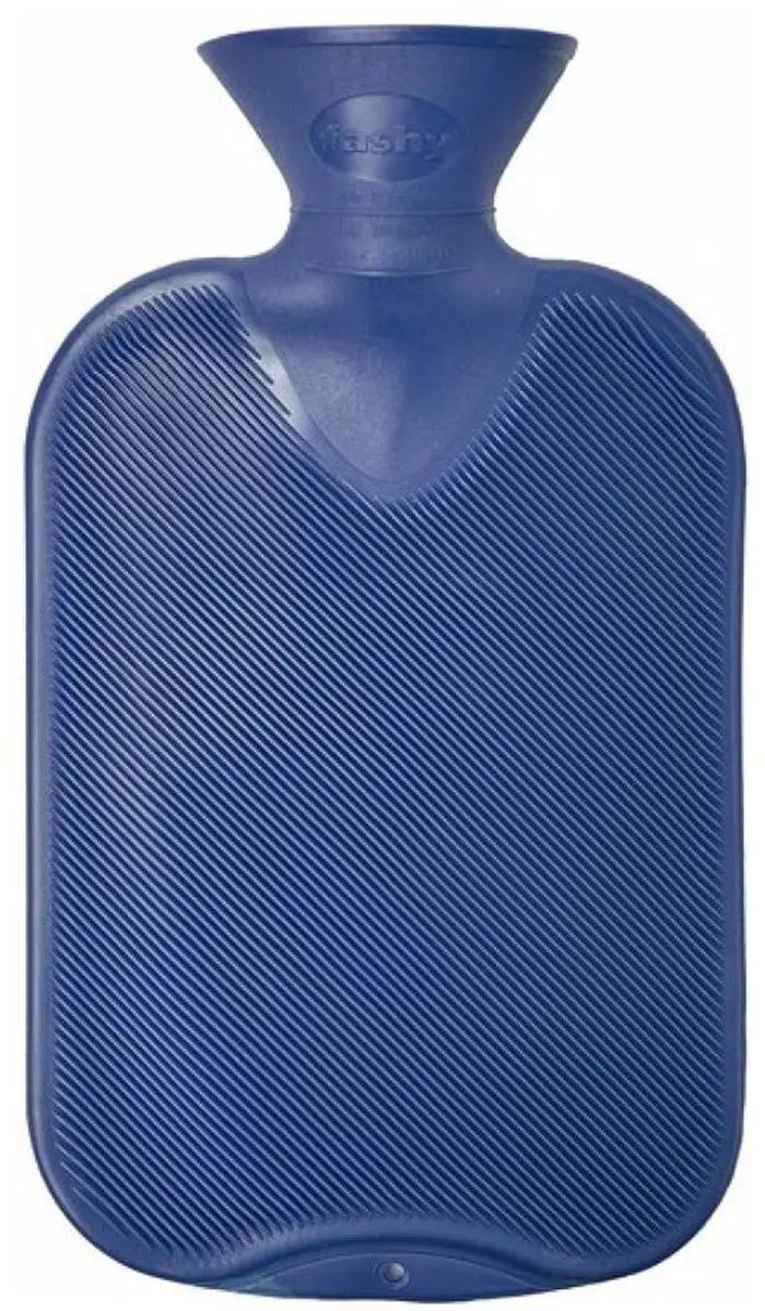 Fashy Warmwaterkruik 2x - 2 Liter - Blauw