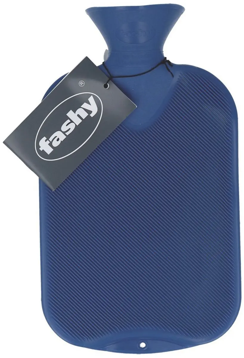 Fashy Warmwaterkruik 2x - 2 Liter - Blauw
