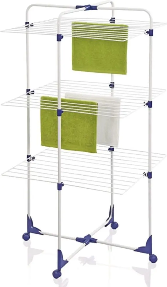 Leifheit Classic Tower 270 Droogtoren 27m - Wit/Blauw