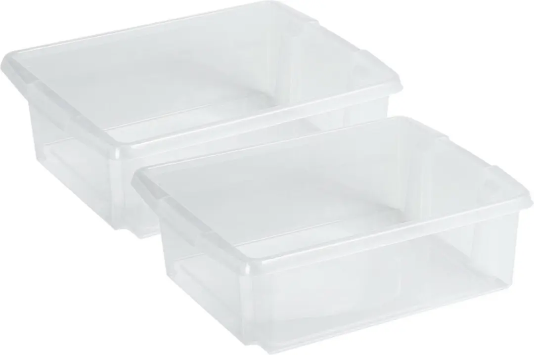 Sunware Nesta Opslagbox 17L - 4 Stuks - Transparant