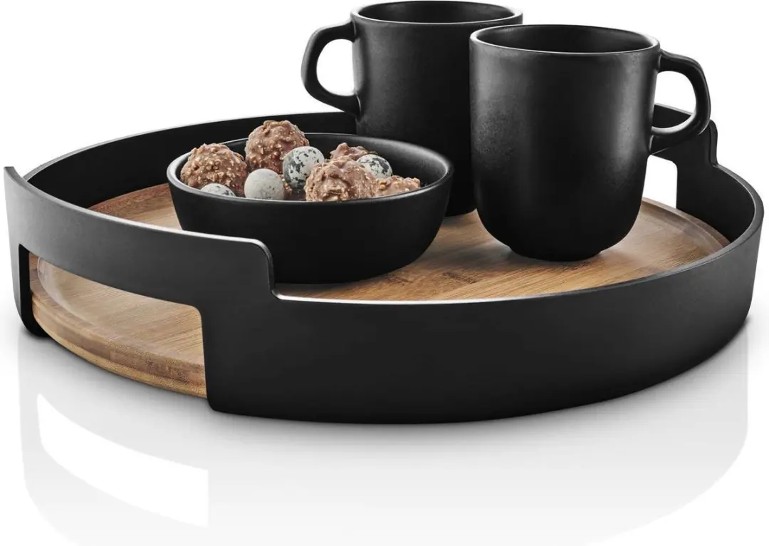 Eva Solo Nordic Kitchen Dienblad Ø35cm - Zwart/Bruin