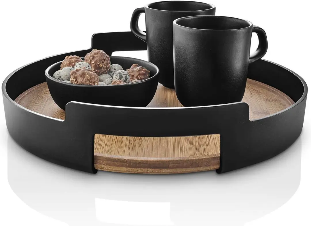Eva Solo Nordic Kitchen Dienblad Ø35cm - Zwart/Bruin