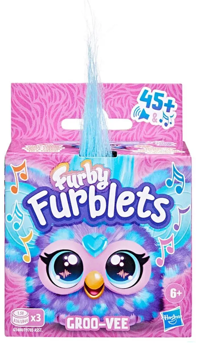 Hasbro Furblet Groo-vee Mini Furby - Paars - afbeelding 6 van 6