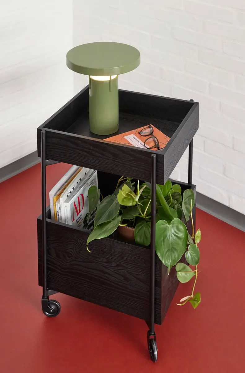 Hübsch trolley Fresh zwart