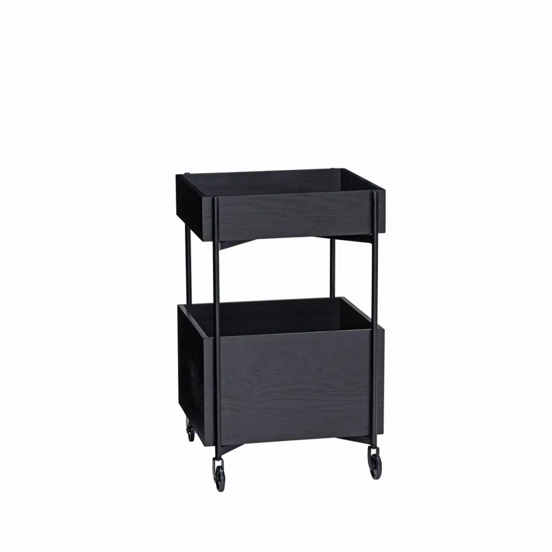 Hübsch trolley Fresh zwart