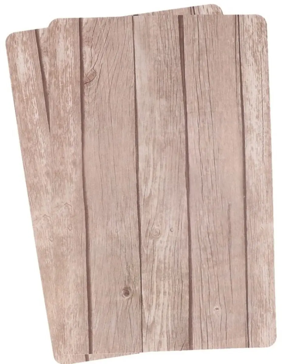 Cosy&Trendy Tafel Placemats Beige - Houten plankenprint - 44x28cm
