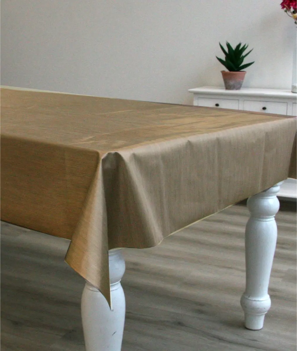 Bellatio Design Kersttafelzeil Brons 140x180cm