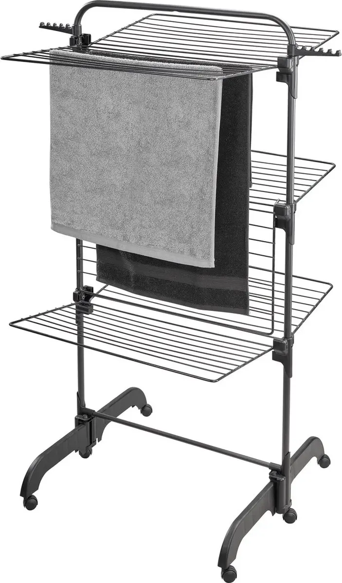 Leifheit Pegasus 420 Solid Comfort Droogtoren 42m - Zwart